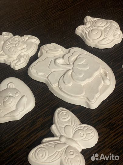 Гипсовые фигурки для раскрашивания 6 шт