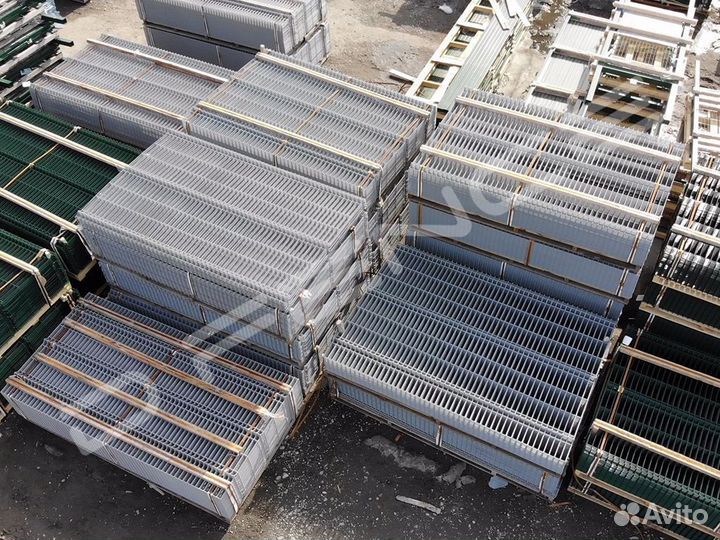 Забор 3D сетка, 3д панель 2,7х1,94м, д.3мм