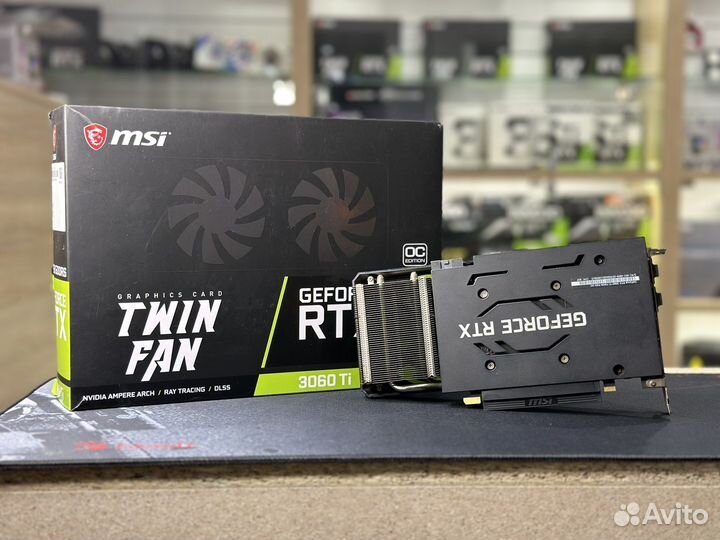 Видеокарта RTX 3060ti MSI (samsung память)