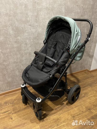 Коляска 2в1 эко кожа (rico basic aicon pastel)