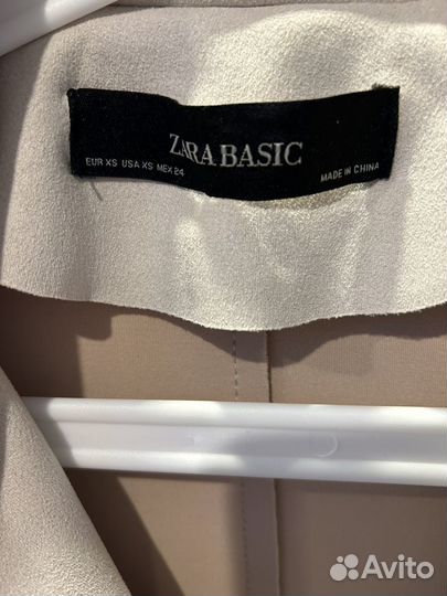 Пальто тренч zara xs