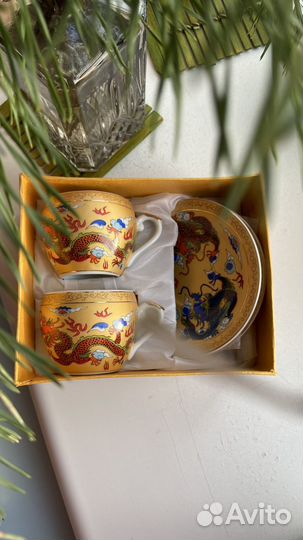 Кофейная пара фарфор