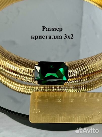 Ожерелье с кристаллом Сваровски, элитная Корея