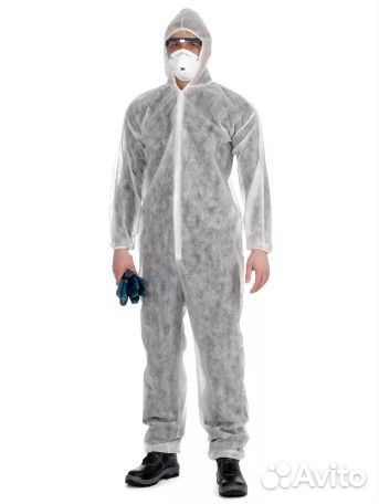 Комбинезон защитный одноразовый. Доставка