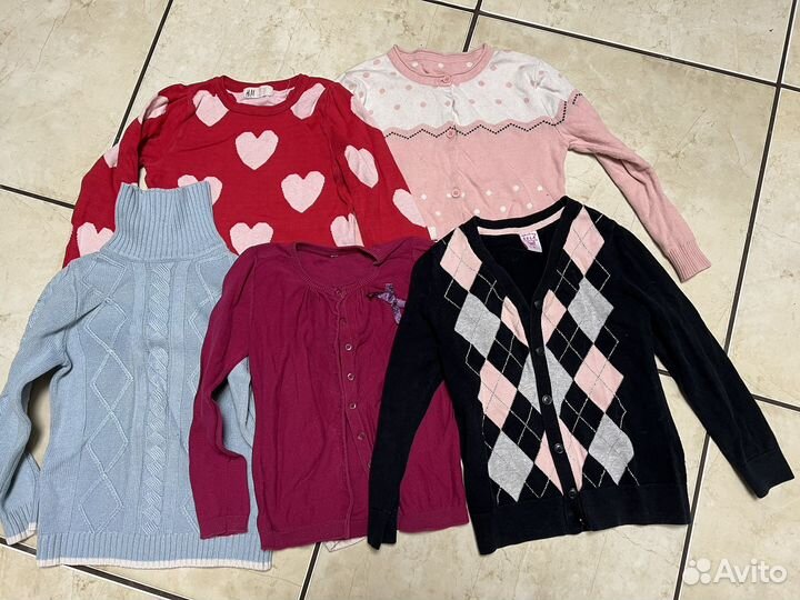 Вещи пакетом 110-116 zara, hm, sela