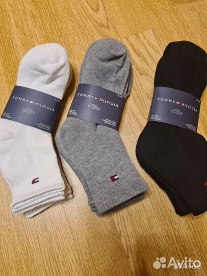 Носки Томми Хилфигер,новые, 3 пары