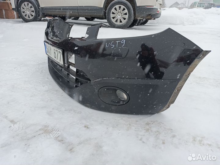 Бампер передний Nissan Qashqai J10 под омыватель