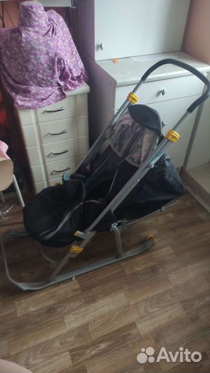 Санки коляска ника
