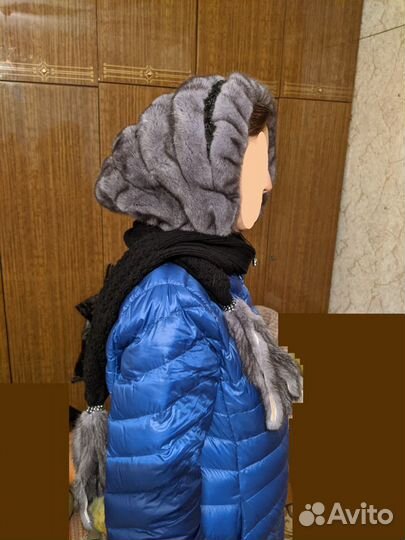 Шапка норковая женская