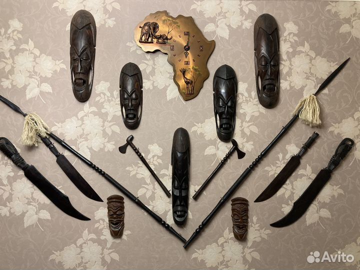 Предметы искусства Южная Африка черное дерево