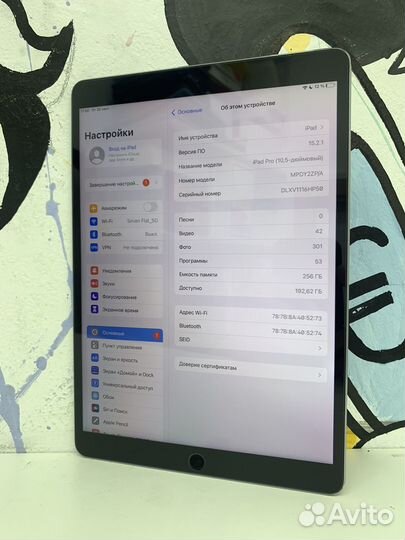 iPad Pro 10,5 256gb Wifi Space Grey