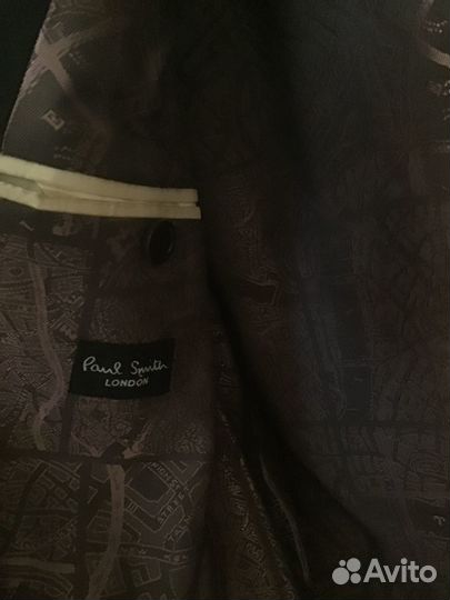 Пиджак Paul Smith чёрный, состояние нового, 50