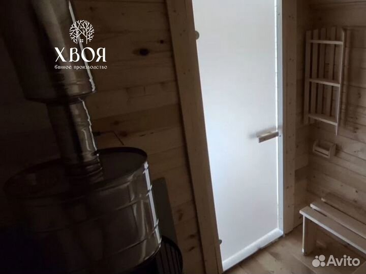 Баня 2х4 в стиле барнхаус под ключ модульная