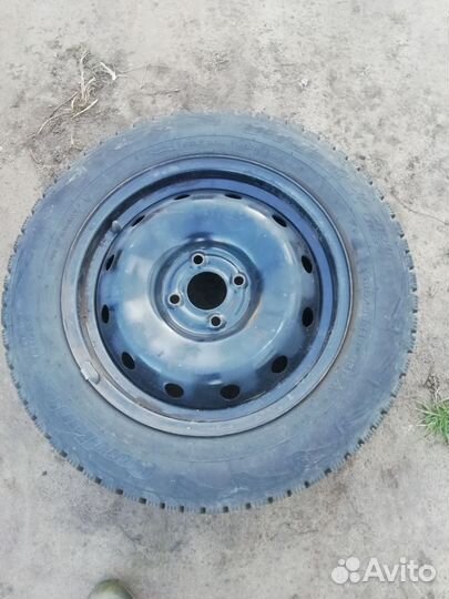 Резина зимняя р15 на дисках шипы