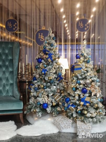 Новогоднее оформление интерьера