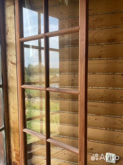 Дубовые окна с рамами в сборе, двери