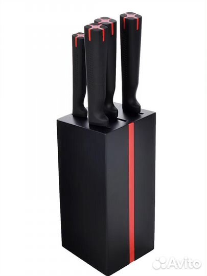 Satoshi Кассель Набор ножей кухонных, на подставке