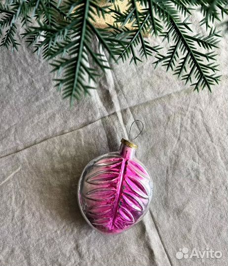 Елочные игрушки СССР кремлевский листик