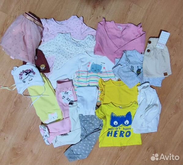 Вещи пакетом на девочку 92