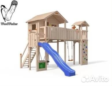 Детский игровой домик на сваях