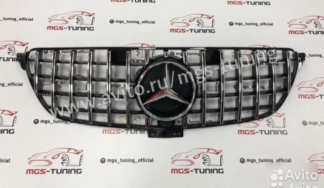 Решетка Mercedes GLE-Coupe c292 GT style хром