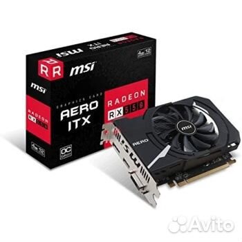 AMD RX 550 4096Mb gddr5 MSI RX 550 aero ITX 4G OC