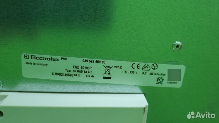 Варочная панель electrolux(индукция+электро,22)