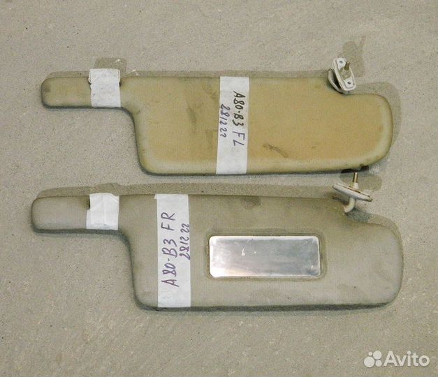 Козырек солнцезащитный Audi 80 B3