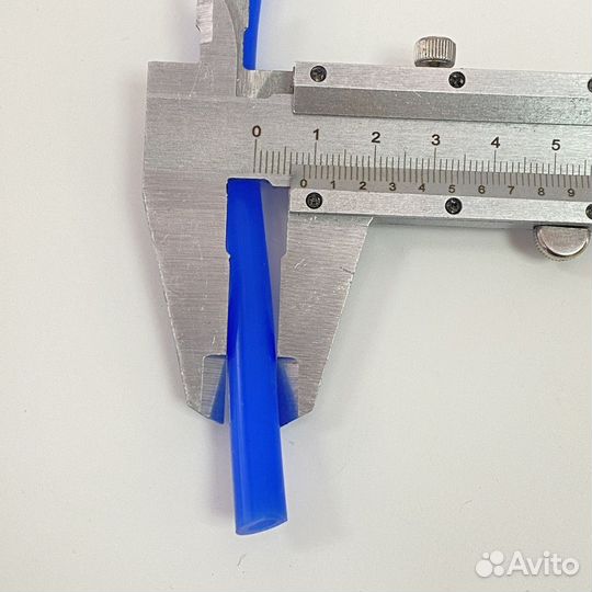 Бензошланг скутер, мопед силикон синий d8 (4) mm