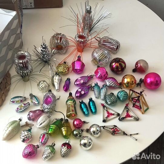 Винтажная Коллекция Ëлочных игрушек ГДР/ссср