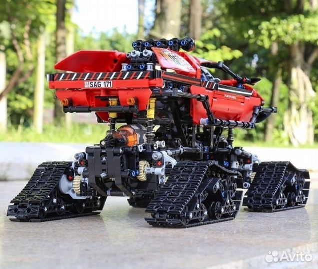 Аналог Lego Technic Конструктор Снегоход с ду