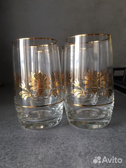 Хрустальные стаканы Чехия СССР
