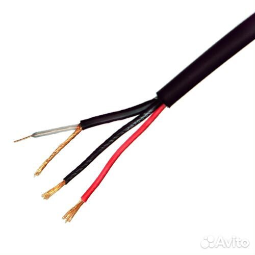 Квк -п-2*0,5 кабель для видеонаблюдения