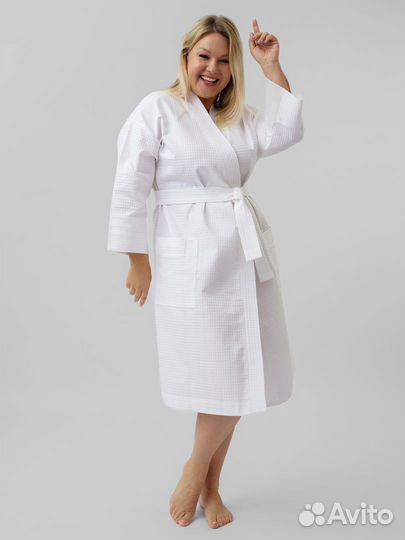 Халат банный вафельный Артикул 1515 - 1512