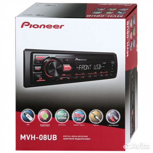 Автомагнитола pioneer MVH-08UB