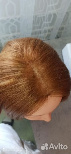 Голова манекен натуральные волосы