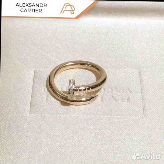 Кольцо Cartier Гвоздь золото 0,22ct