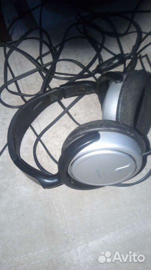 Проводные наушники Филипс с длинным шнуром