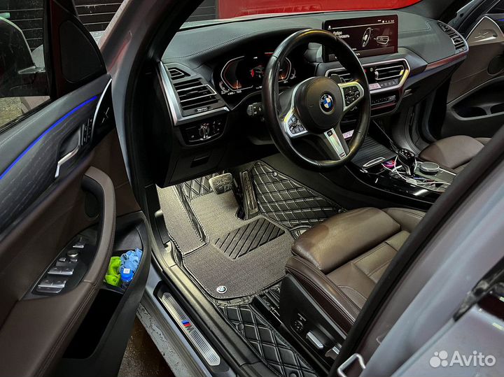 Коврики 3D автомобильные из экокожи не Китай