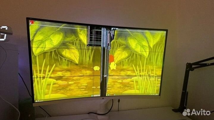 Монитор 165гц, Quad hd, 2k, разбитый