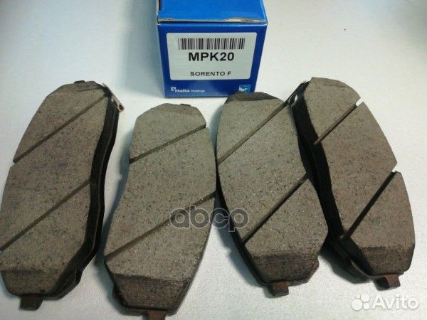 Колодки тормозные дисковые KIA sorento I (JC)