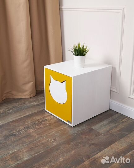 Кошачий туалет Домик