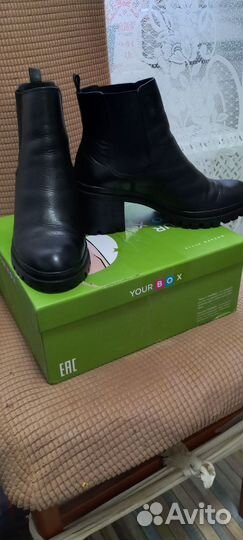 Демисезонные полусапоги женские нат кожа р. 40
