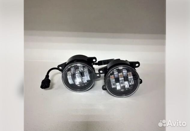 Противотуманки LED Веста Гранта FL 7 линз Новые