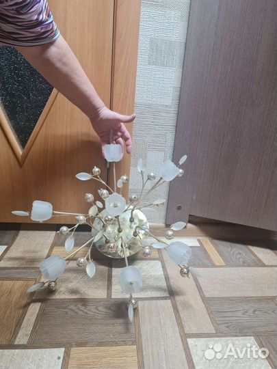 Люстра потолочная светодиодная с пультом