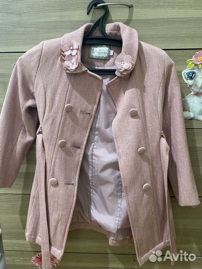 Пальто для девочки 116