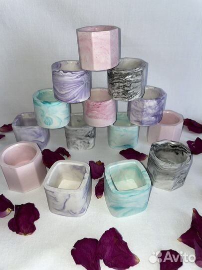 Подсвечники из гипса