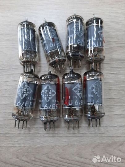 Радиолампы telefunken 6au6/ef94