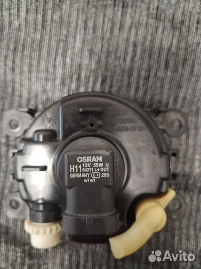 Фара противотуманная Peugeot 307 Рестайлинг Valeo