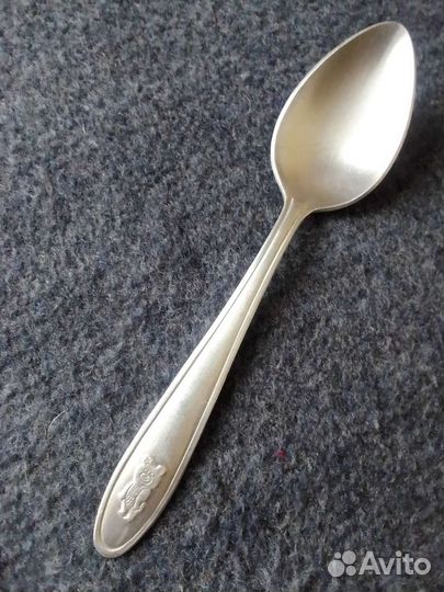 Ложка аллюминевая с олимпийским мишкой